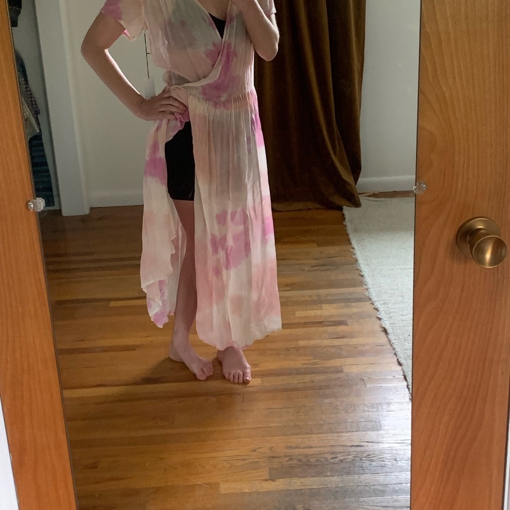 Shear Wrap Dress